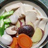 素朴な美味しさ☆高野豆腐と野菜の田舎煮